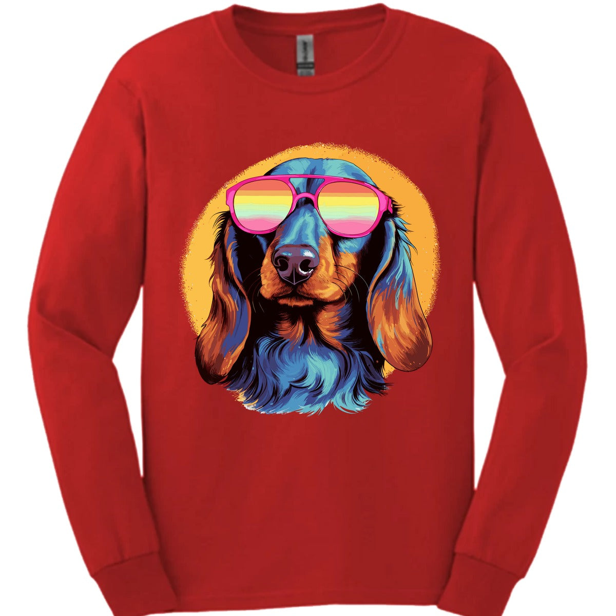 Dachshund Top Dog Long Sleeve Shirt Gift For Dog Lover