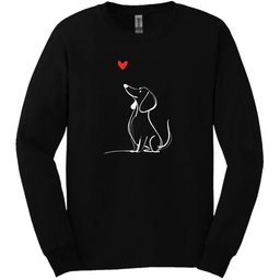 Dachshund Sketch Dog Long Sleeve Tee Gift For Dog Lover