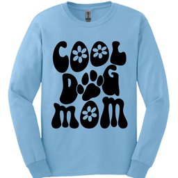 Cool Dog Mom Retro Long Sleeve Shirt Gift For Mom