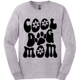 Cool Dog Mom Retro Long Sleeve Shirt Gift For Mom
