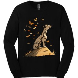 Dalmatian Fall Dog Long Sleeve Shirt Gift For Dog Lover