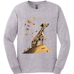 Dalmatian Fall Dog Long Sleeve Shirt Gift For Dog Lover