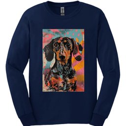 Dachshund Punk Dog Long Sleeve Shirt Gift For Dog Lover
