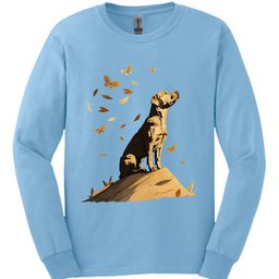 Labrador Fall Dog Long Sleeve Shirt Gift For Dog Lover