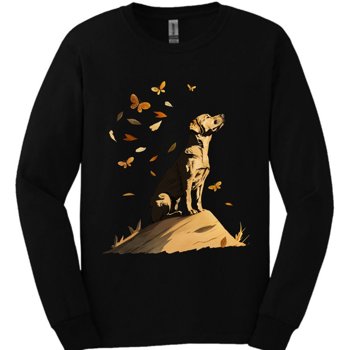 Labrador Fall Dog Long Sleeve Shirt Gift For Dog Lover
