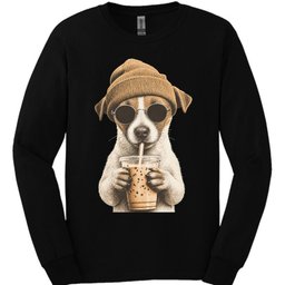 Jack Russell Hipster Dog Long Sleeve Shirt Gift For Dog Lover