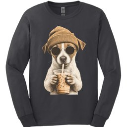 Jack Russell Hipster Dog Long Sleeve Shirt Gift For Dog Lover