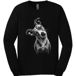 Jack Russell Tilted Dog Long Sleeve Shirt Gift For Dog Lover