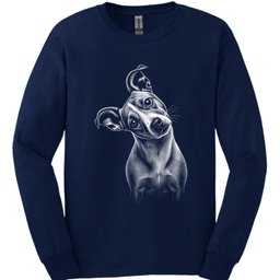 Jack Russell Tilted Dog Long Sleeve Shirt Gift For Dog Lover