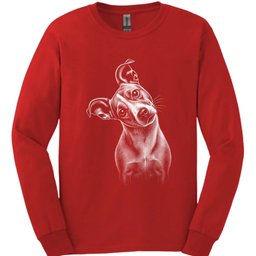 Jack Russell Tilted Dog Long Sleeve Shirt Gift For Dog Lover
