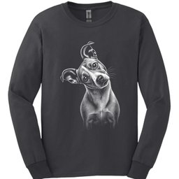 Jack Russell Tilted Dog Long Sleeve Shirt Gift For Dog Lover