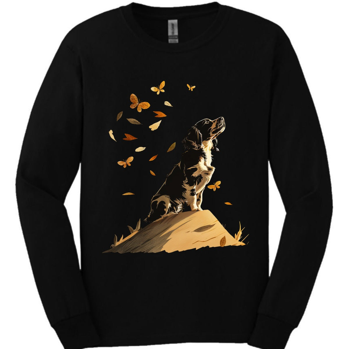 English Springer Spaniel Fall Dog Long Sleeve Shirt Gift For Dog Lover