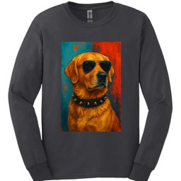 Golden Retriever Punk Dog Long Sleeve Shirt Gift For Dog Lover
