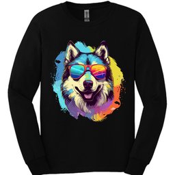 Malamute Top Dog Long Sleeve Shirt Gift For Dog Lover