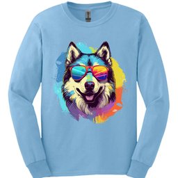 Malamute Top Dog Long Sleeve Shirt Gift For Dog Lover