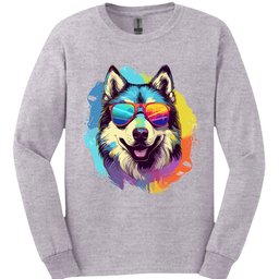 Malamute Top Dog Long Sleeve Shirt Gift For Dog Lover