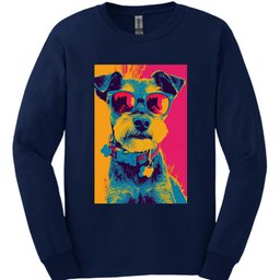 Lakeland Terrier Punk Dog Long Sleeve Shirt Gift For Dog Lover