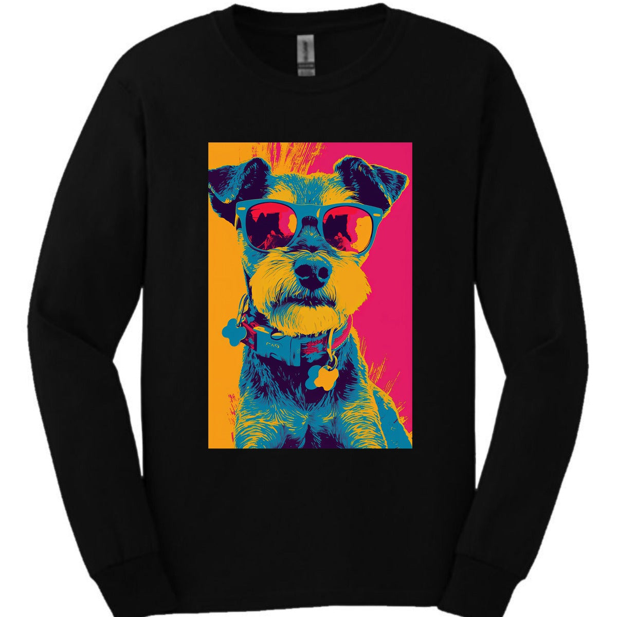 Lakeland Terrier Punk Dog Long Sleeve Shirt Gift For Dog Lover