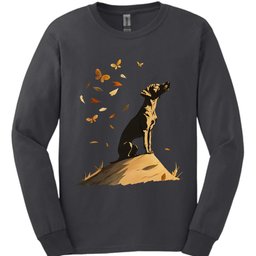 German Shorthaired Pointer Fall Dog Long Sleeve Shirt Gift For Dog Lover