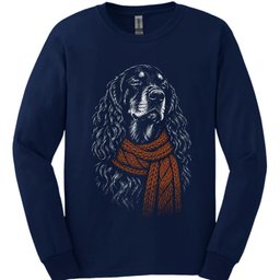 Gordon Setter Winter Dog Long Sleeve Shirt Gift For Dog Lover