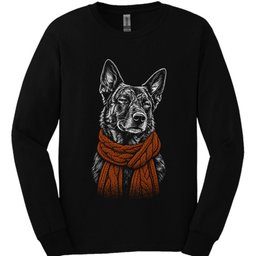 Dutch Shepherd Winter Dog Long Sleeve Shirt Gift For Dog Lover