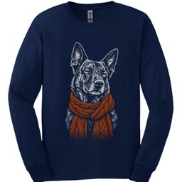 Dutch Shepherd Winter Dog Long Sleeve Shirt Gift For Dog Lover