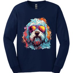 Komondor Top Dog Long Sleeve Shirt Gift For Dog Lover