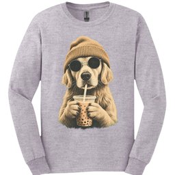 Golden Retriever Hipster Dog Long Sleeve Shirt Gift For Dog Lover