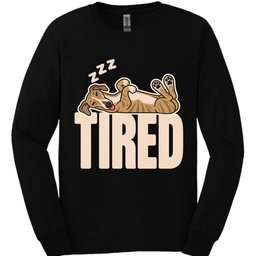 Galgo Tired Dog Long Sleeve Shirt Gift For Dog Lover