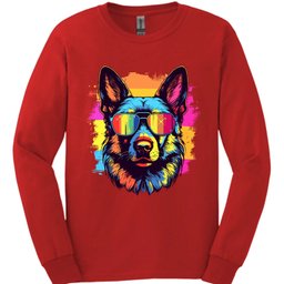 German Shepherd Top Dog Long Sleeve Shirt Gift For Dog Lover