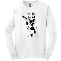 German Shepherd Running Dog Long Sleeve Tee Gift For Dog Lover