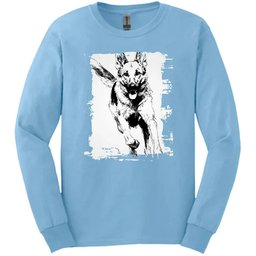 German Shepherd Running Dog Long Sleeve Tee Gift For Dog Lover