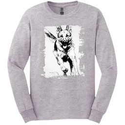 German Shepherd Running Dog Long Sleeve Tee Gift For Dog Lover