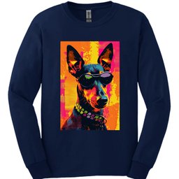 Manchester Terrier Punk Dog Long Sleeve Shirt Gift For Dog Lover
