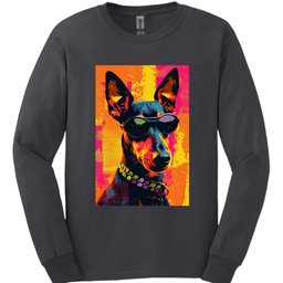 Manchester Terrier Punk Dog Long Sleeve Shirt Gift For Dog Lover