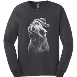 Irish Wolfhound Tilted Dog Long Sleeve Shirt Gift For Dog Lover