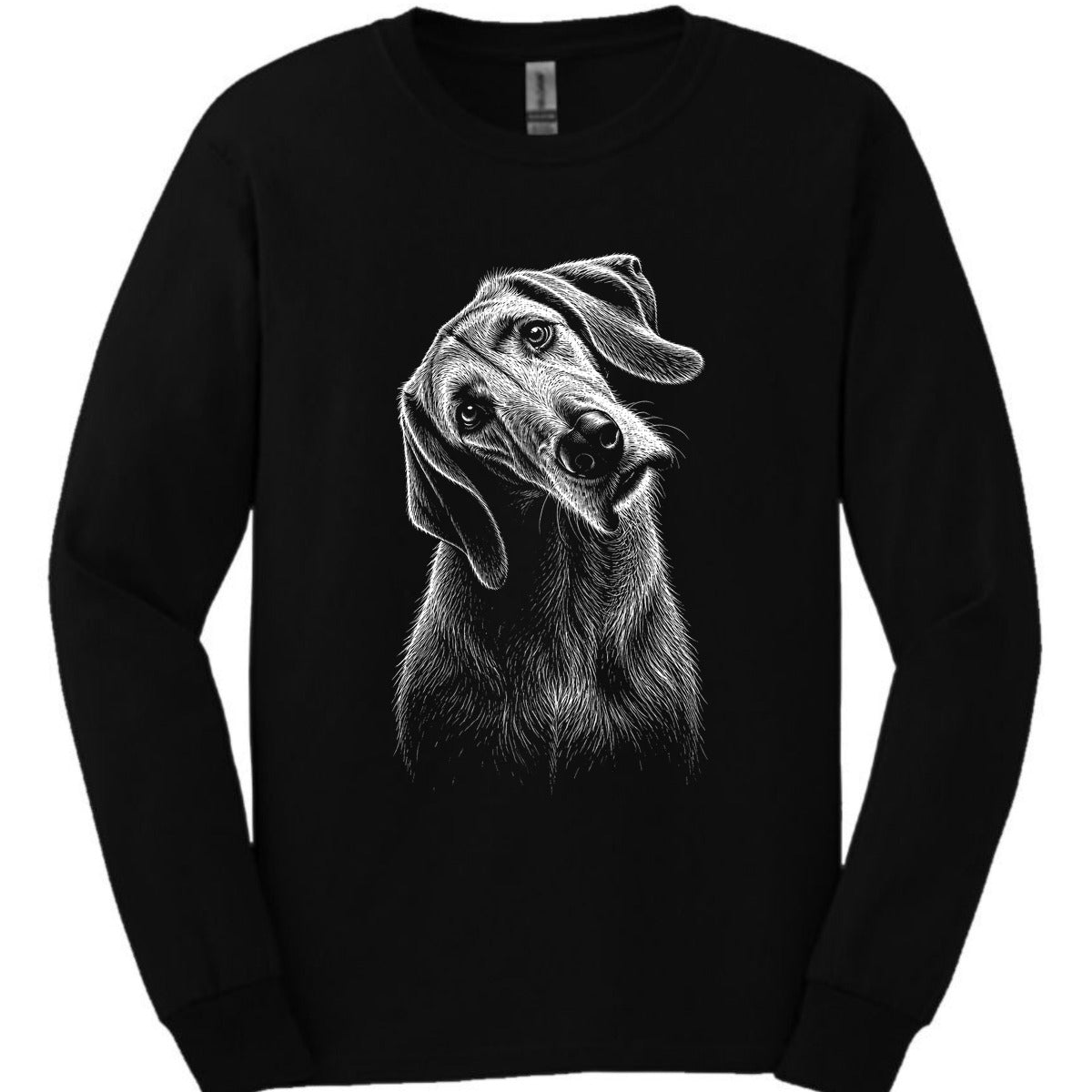 Irish Wolfhound Tilted Dog Long Sleeve Shirt Gift For Dog Lover