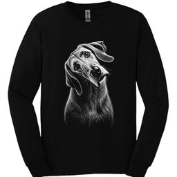Irish Wolfhound Tilted Dog Long Sleeve Shirt Gift For Dog Lover