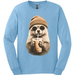 German Spitz Hipster Dog Long Sleeve Shirt Gift For Dog Lover