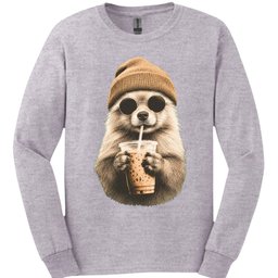 German Spitz Hipster Dog Long Sleeve Shirt Gift For Dog Lover