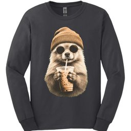 German Spitz Hipster Dog Long Sleeve Shirt Gift For Dog Lover