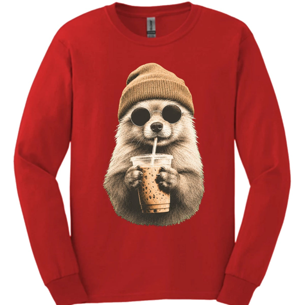 German Spitz Hipster Dog Long Sleeve Shirt Gift For Dog Lover