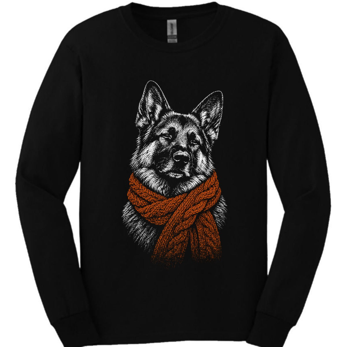 German Shepherd Winter Dog Long Sleeve Shirt Gift For Dog Lover