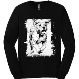 Mastiff Running Dog Long Sleeve Shirt Gift For Dog Lover