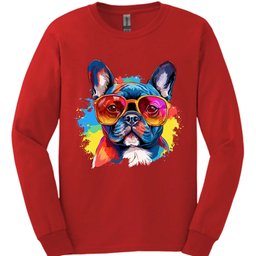 French Bulldog Top Dog Long Sleeve Shirt Gift For Dog Lover