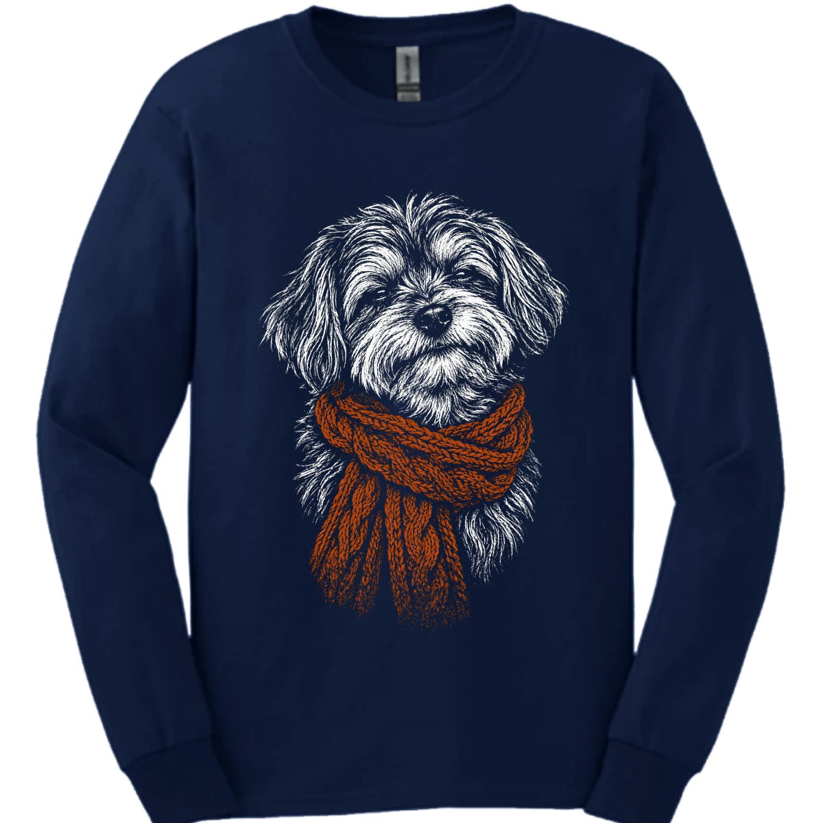 Morkie Winter Dog Long Sleeve Shirt Gift For Dog Lover