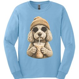 Goldendoodle Hipster Dog Long Sleeve Shirt Gift For Dog Lover