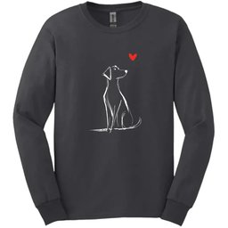 Labrador Sketch Dog Long Sleeve Tee Gift For Dog Lover