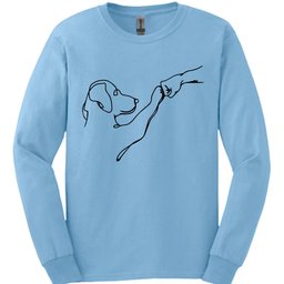 Fist Bump Long Sleeve Shirt Gift For Dog Lover