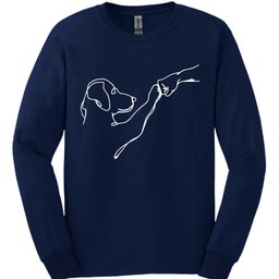 Fist Bump Long Sleeve Shirt Gift For Dog Lover